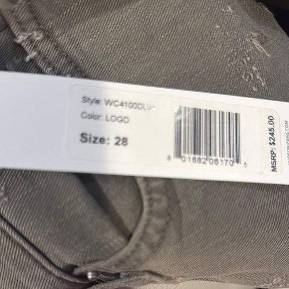 Hudson Jeans Women's Straight Leg in Olive - Picture 3 of 4